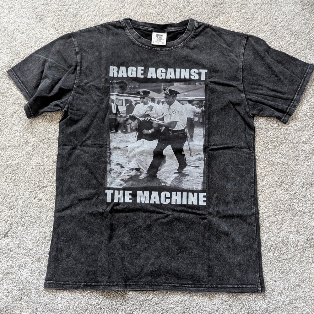 Rage Against the Machine Black Graphic T-Shirt